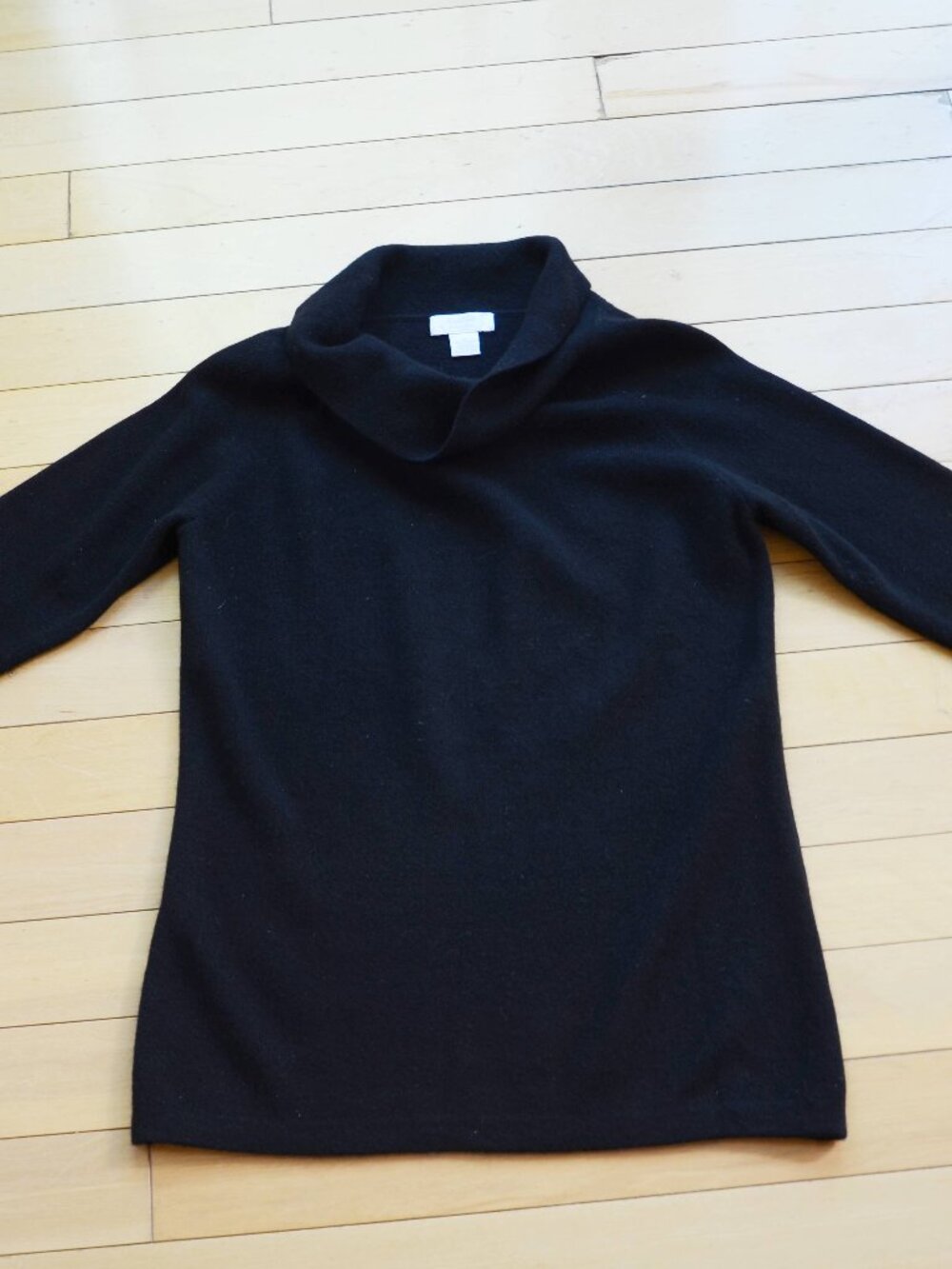 Marshall Fields 100% Cashmere Pullover Sweater Size XL Black